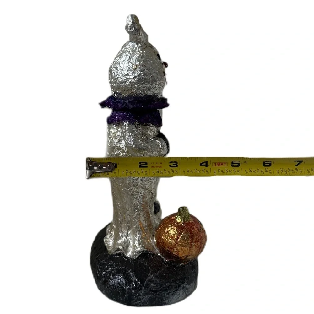 Halloween Ghost Foil Figurine and Pumpkins  Vintage Decor - Picture 15 of 15